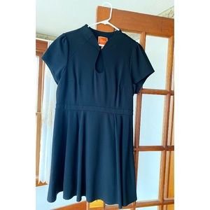 ModCloth black keyhole dress 1X